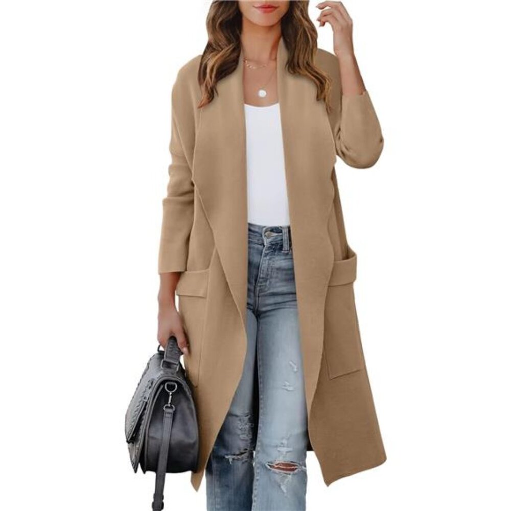 Women's Long Cardigan Sweater 2024 Fall Fashion Casual Oversized Knit